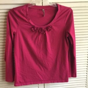 Hanna Andersson knit top Rose szL